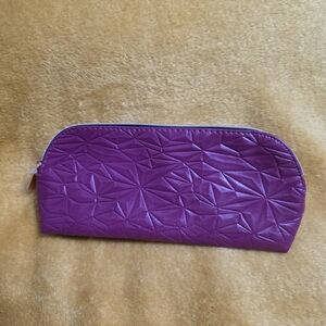 New Purple Geometric Women's Makeup Bag